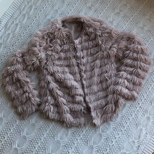 Blush Fringe Jacket